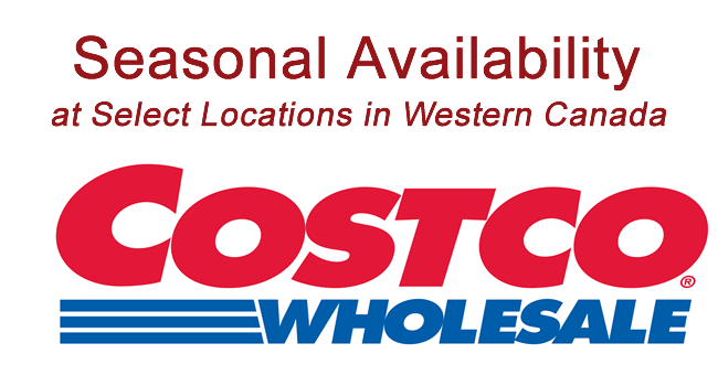 Seasonal availability at select Costco locations in Western Canada